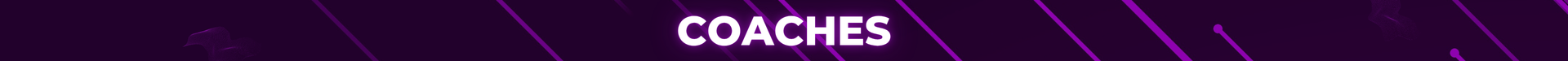 Coaches (2) White text on purple background stating parent and me